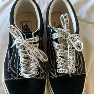 Vans x Sandy Liang Old Skool Delancey sneakers in black Sz. 8